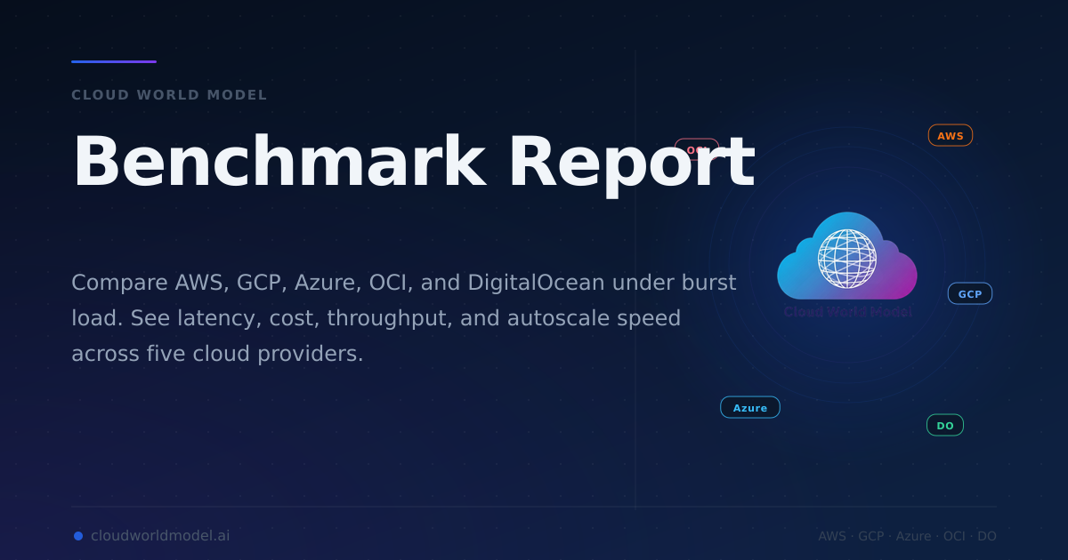 Benchmark Report | Cloud World Model